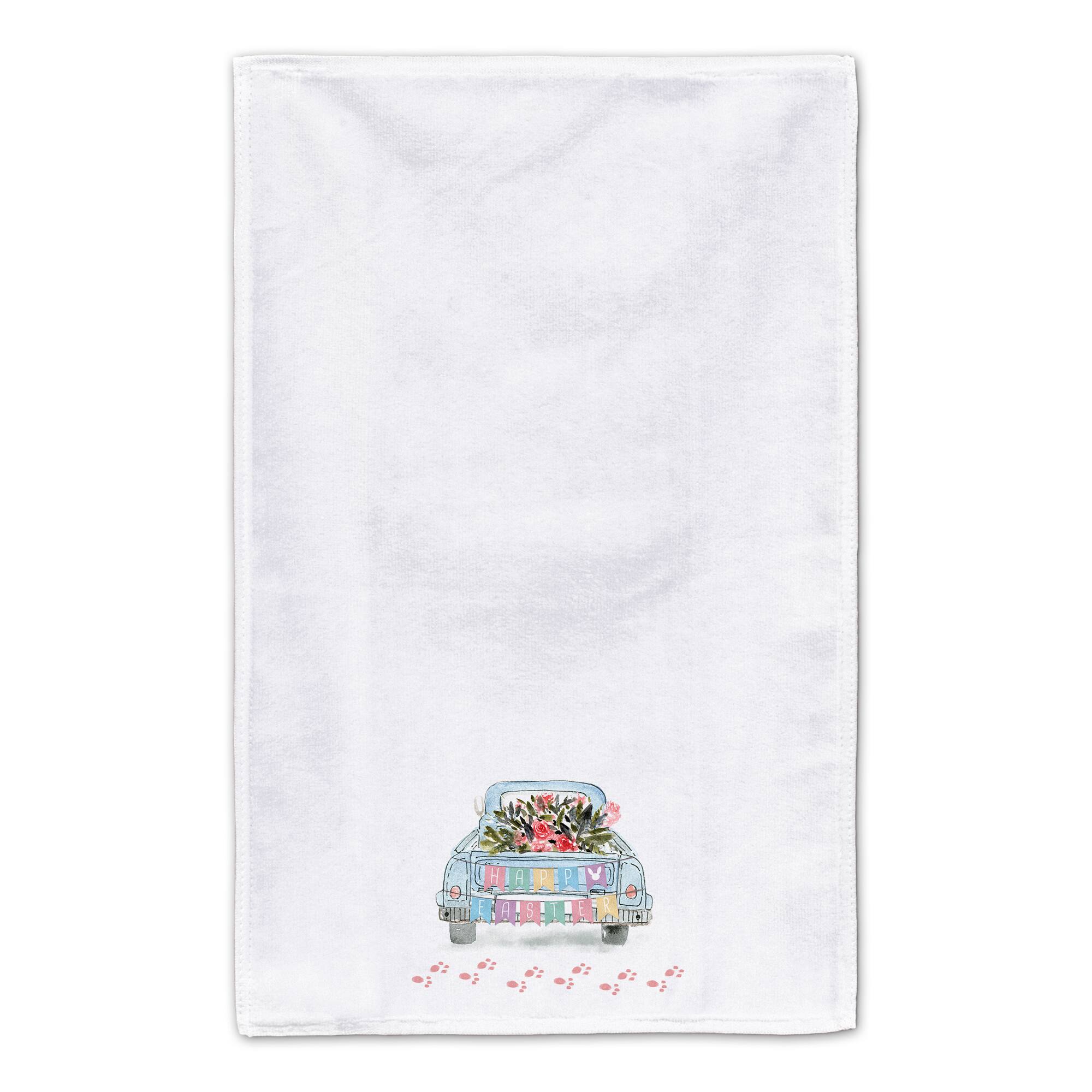 Easter Truck 16" x 25" Tea Towel - Set of 2